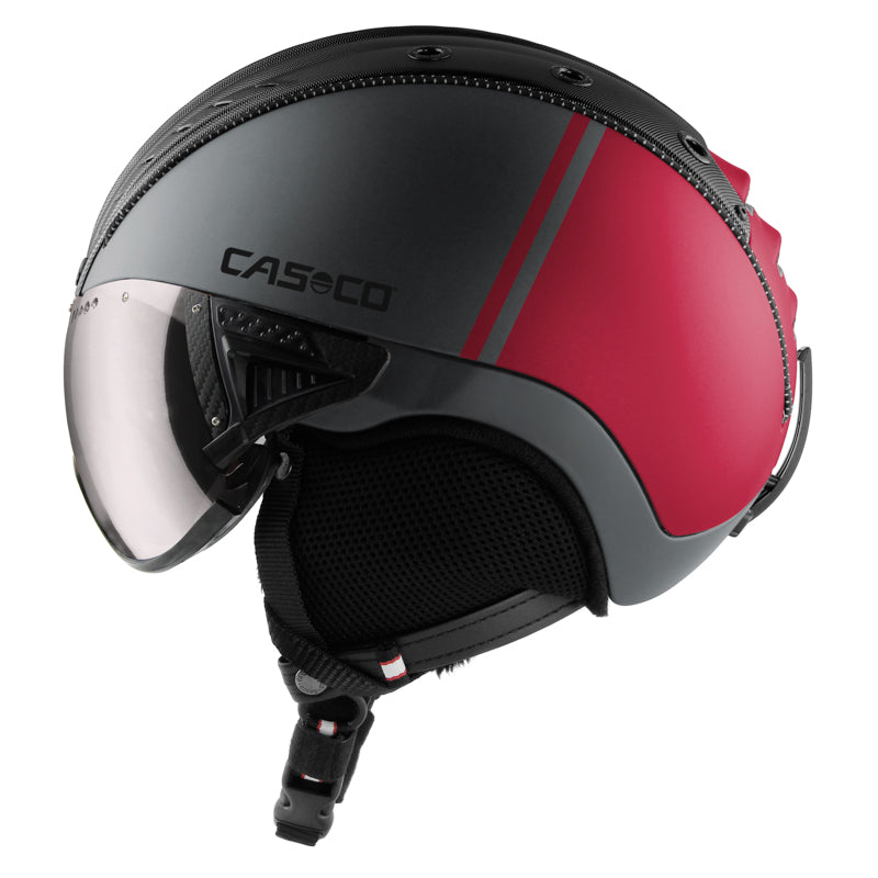 Red Ski Helmet
