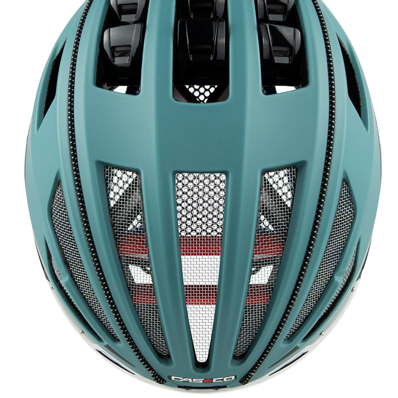Green Bike helmet for road race