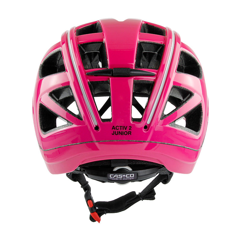 Pink bicycle helmet for kids