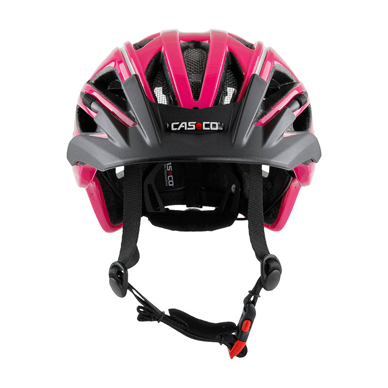 Pink kids bike helmet