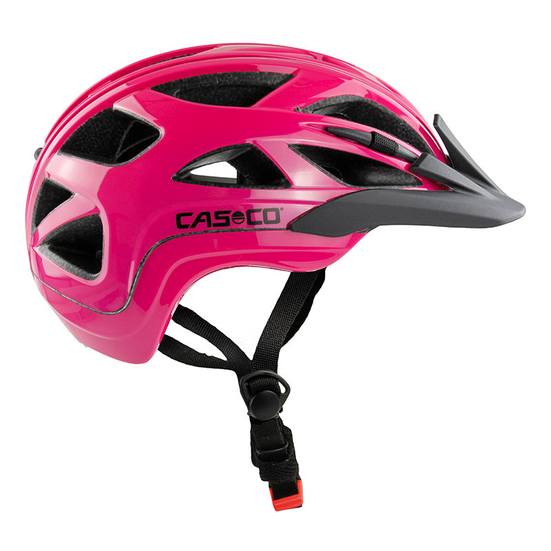 Pink bicycle helmet for child
