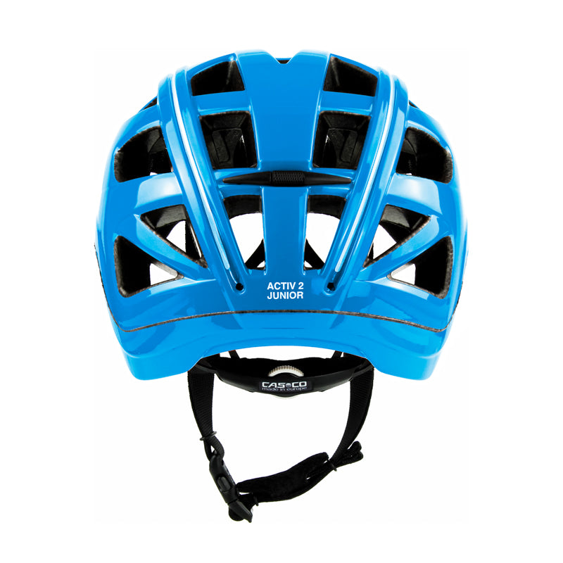 Blue bike riding helmet for kids