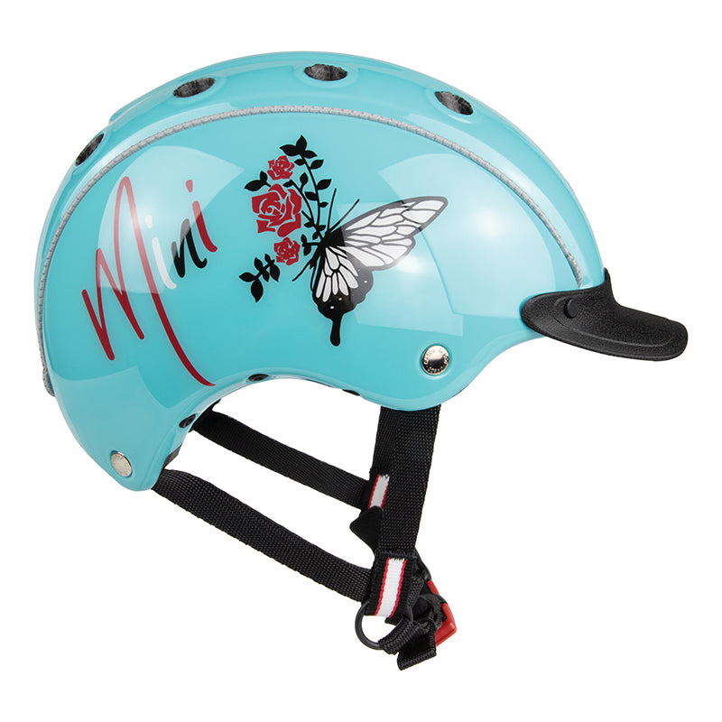 Kids bike helmet with butterfly