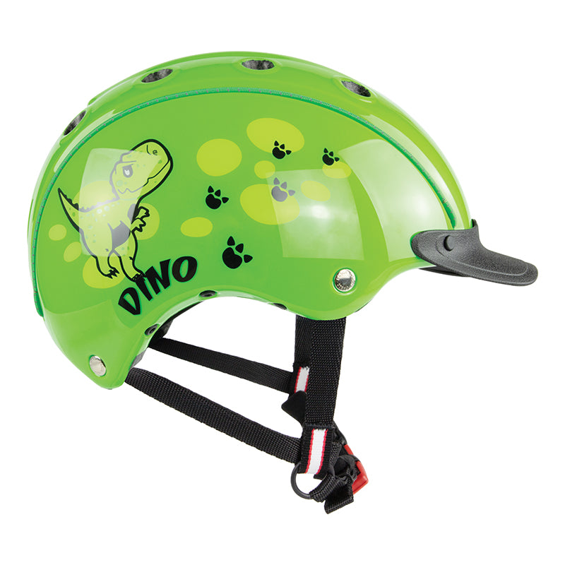 Kids bike helmet with dionsaurs