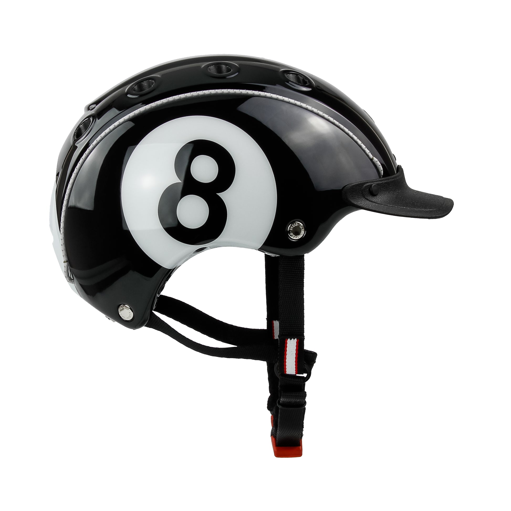 Black child bike helmet