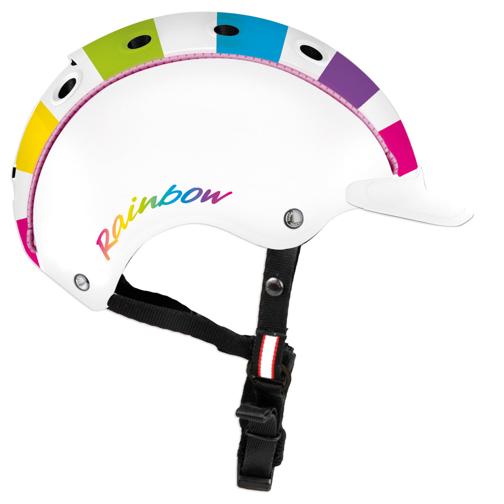 Colorful kids ski helmet