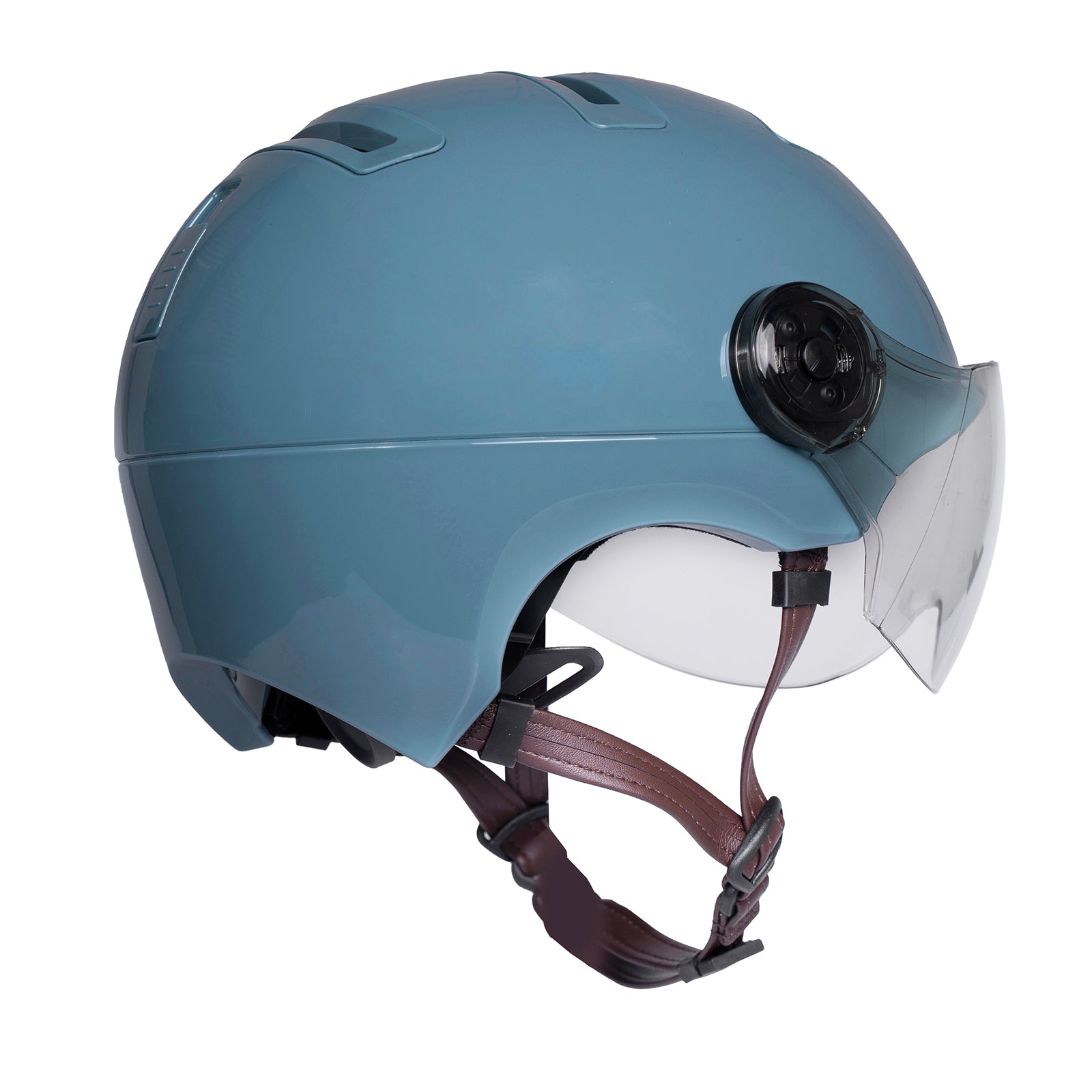 E-Bike helmet with removable visor